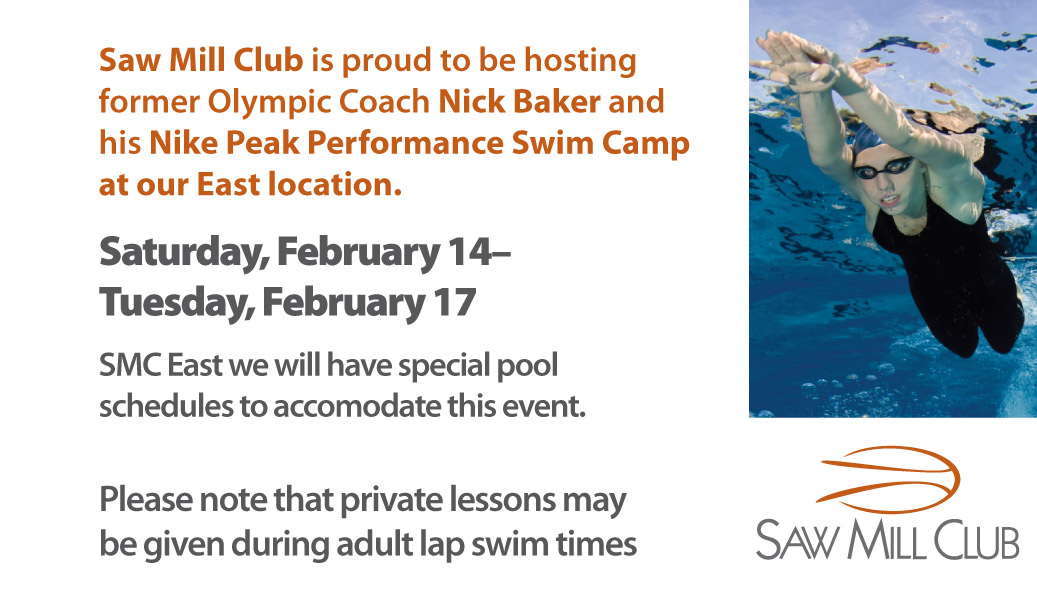 Peak Performance Swim Camp • Saw Mill Club